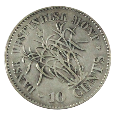 Danish West Indies 1859 10-Cents VF+