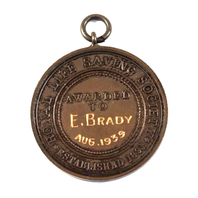 1939 Royal Life Saving Society Medal