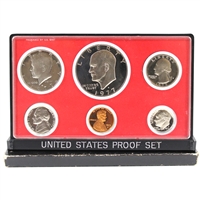 1977 S USA Proof Set (May have spots/light toning, some wear on sleeve)