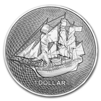 2021 Cook Islands $1 Bounty 1oz .9999 Silver Coin (No Tax)