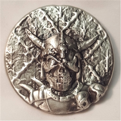 Beaver Bullion Demon Skull 5oz. .999 Fine Silver Round (No Tax)