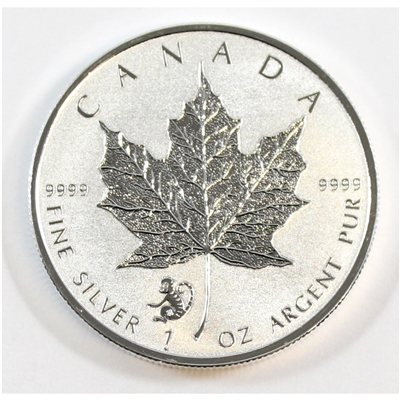 2016 Canada $5 .9999 Silver Maple Leaf with Monkey Privy 1oz (No Tax)