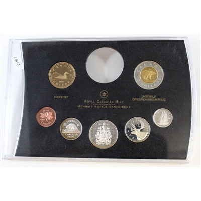 2005 Canada 7-coin Silver Proof Set - from RCM Double Dollar Set  (Light issues)