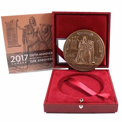 1867-2017 Canada 150th Anniversary of Confederation Bronze Medallion