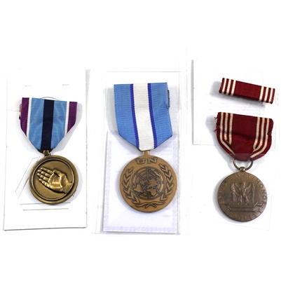 Lot of 3x USA & UN Military Medals - Cyprus, Good Conduct, Humanitarian Service, 3Pcs