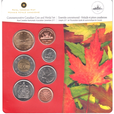 2011 Canada Decimal & Windsor RCNA Medal Set.