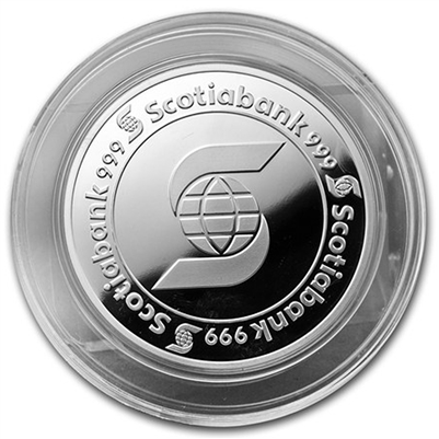Scotiabank 5oz .999 Fine Silver Round (No Tax) - Impaired