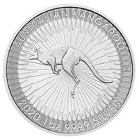 2020 Australia $1 Kangaroo 1oz. .999 Silver (No Tax)