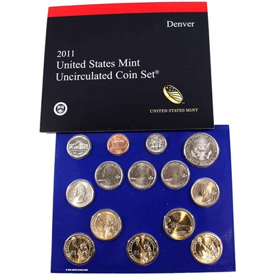 2011 USA Uncirculated Coin Set P/D in Brown Box