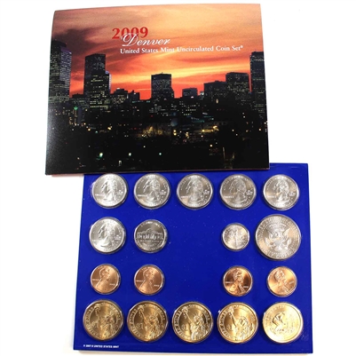 2009 USA Uncirculated Coin Set P/D in Brown Box