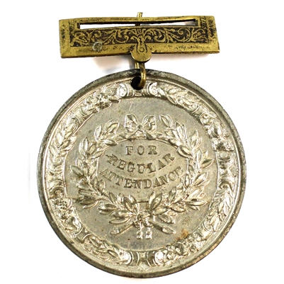 1901-1902 St. Michael's Bowes Park Regular Attendance Medal