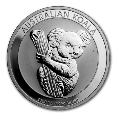 2020 Australia $1 Koala 1oz. .999 Silver (No Tax)