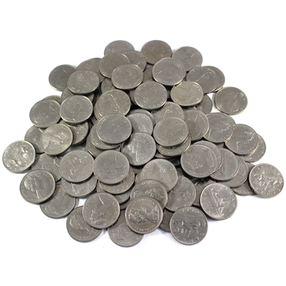 Lot of 100x 1969 Canada Nickel Dollars, 100Pcs