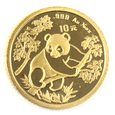 1992 10Y China Panda 1/10oz. .999 Gold Proof (No Tax)