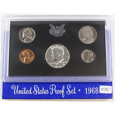 1968 S USA Proof Set (Impaired)