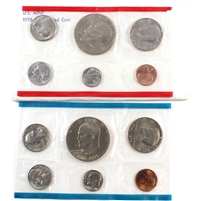 1976 USA P&D Mint Set in Original Packaging (Toning, light wear on envelope)