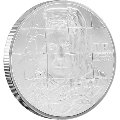2015 Niue T.E. Lawrence "Lawrence of Arabia" Silver Proof (No Tax)
