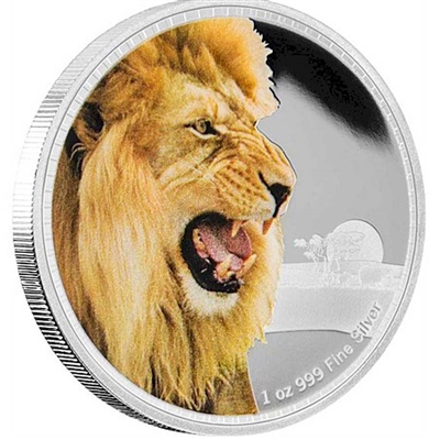 2016 Niue $2 King of the Continents - Lion Proof Silver (No Tax)