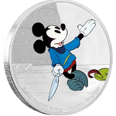 2016 Niue $2 Mickey Through the Ages - Brave Little Tailor (No Tax)