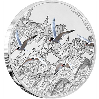 2017 Niue $2 Great Migrations - The Arctic Tern Proof Silver (No Tax)