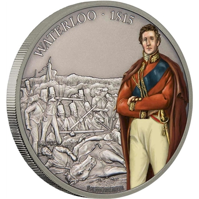 2017 Niue $2 Battles that Changed History - Battle of Waterloo Silver (No Tax)