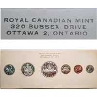1960 Canada Stamp 1 Variety Proof Like Set - Original White Cardboard