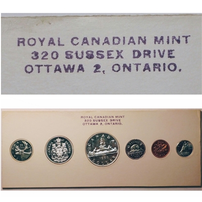 1960 Canada Stamp 4 Variety Proof Like Set - Original White Cardboard