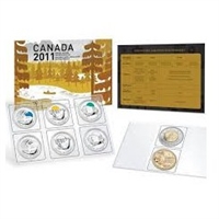 2011 Canada Special Edition Parks Uncirculated Proof Like Set