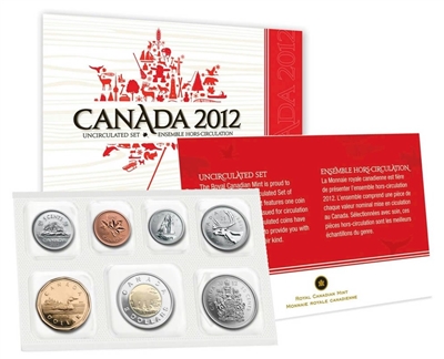 2012 Canada Regular Uncirculated Proof Like Set