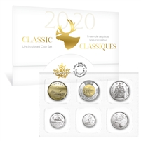 2020 Classic Canadian Uncirculated Proof Like Coin Set