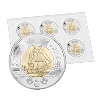2012 Canada $2 War of 1812 HMS Shannon 5-coin Circulation Pack