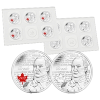 2012 Canada 25-cent Major General Sir Isaac Brock 10-coin Circulation Pack