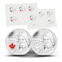 2013 Canada - Laura Secord 25-cent 10-coin Circulation Pack