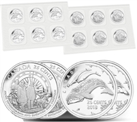 2013 Canada 25-cent Arctic Expedition 12-coin Circulation Pack