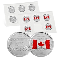 2015 Canada Flag 25-cent 10-coin Circulation Pack