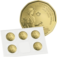 2016 Canada Women's Right to Vote Centennial $1 5-coin Circulation Pack