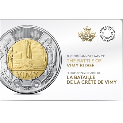 2017 Canada $2 Battle of Vimy Ridge 5-coin Circulation Pack