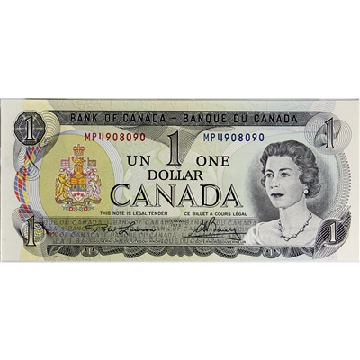 BC-46a 1973 Canada $1 Lawson-Bouey, MP, CUNC