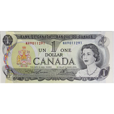 BC-46a 1973 Canada $1 Lawson-Bouey, NH, UNC