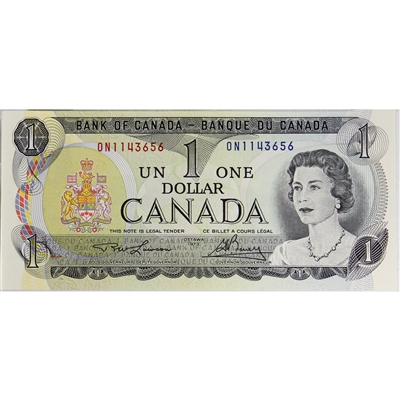 BC-46a 1973 Canada $1 Lawson-Bouey, ON, UNC