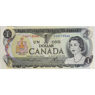 BC-46a 1973 Canada $1 Lawson-Bouey, FU, UNC