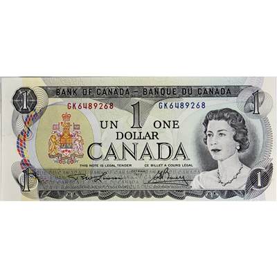 BC-46a 1973 Canada $1 Lawson-Bouey, GK, CUNC