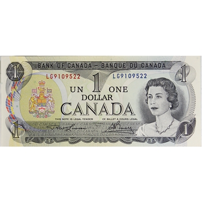 BC-46a 1973 Canada $1 Lawson-Bouey, LG, UNC