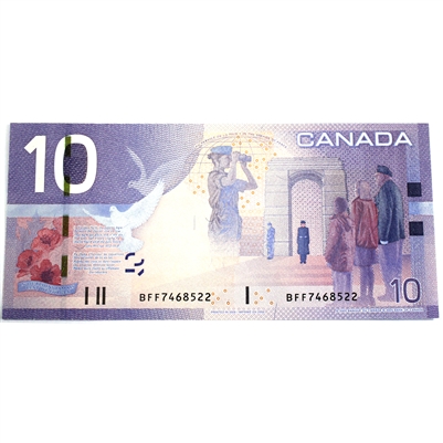 BC-68b 2008 Canada $10 Jenkins-Carney, BFF, CUNC