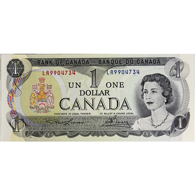 BC-46a 1973 Canada $1 Lawson-Bouey, LR, UNC