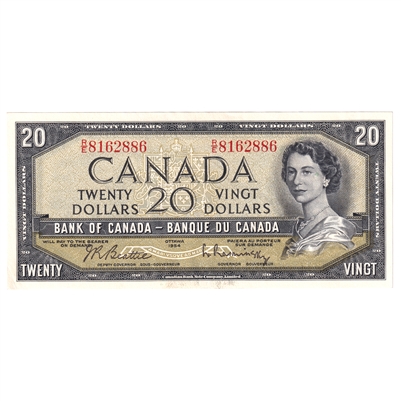 BC-41b 1954 Canada $20 Beattie-Rasminsky, R/E, AU