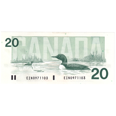 BC-58a-i 1991 Canada $20 Thiessen-Crow, EIN, UNC