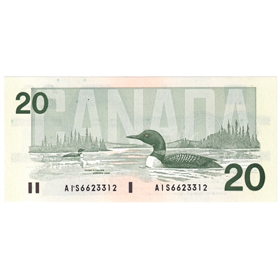 BC-58a-ii 1991 Canada $20 Thiessen-Crow, AIS, CUNC