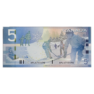 BC-67aA 2006 Canada $5 Jenkins-Dodge, APL (4.68M-4.72M), UNC 