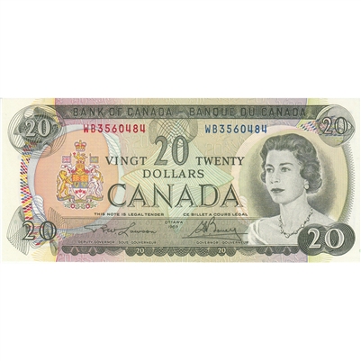 BC-50b 1969 Canada $20 Lawson-Bouey, WB, AU-UNC